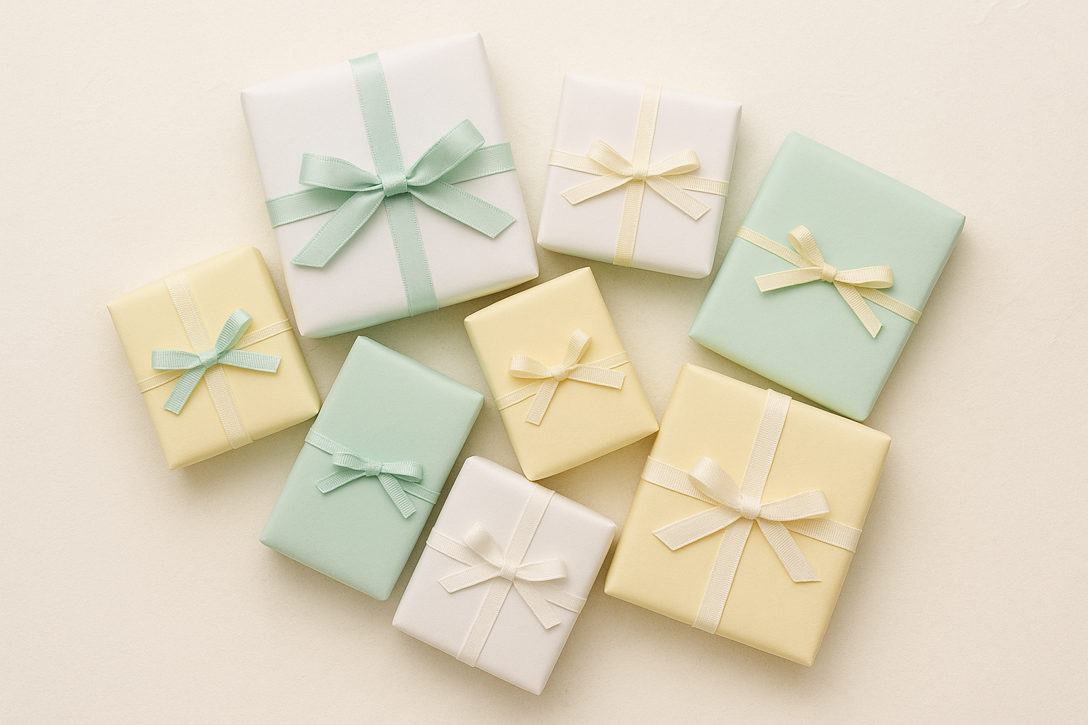 Babyshower Geschenke-Stapel – koordiniert durch Wunschliste keine Dopplungen