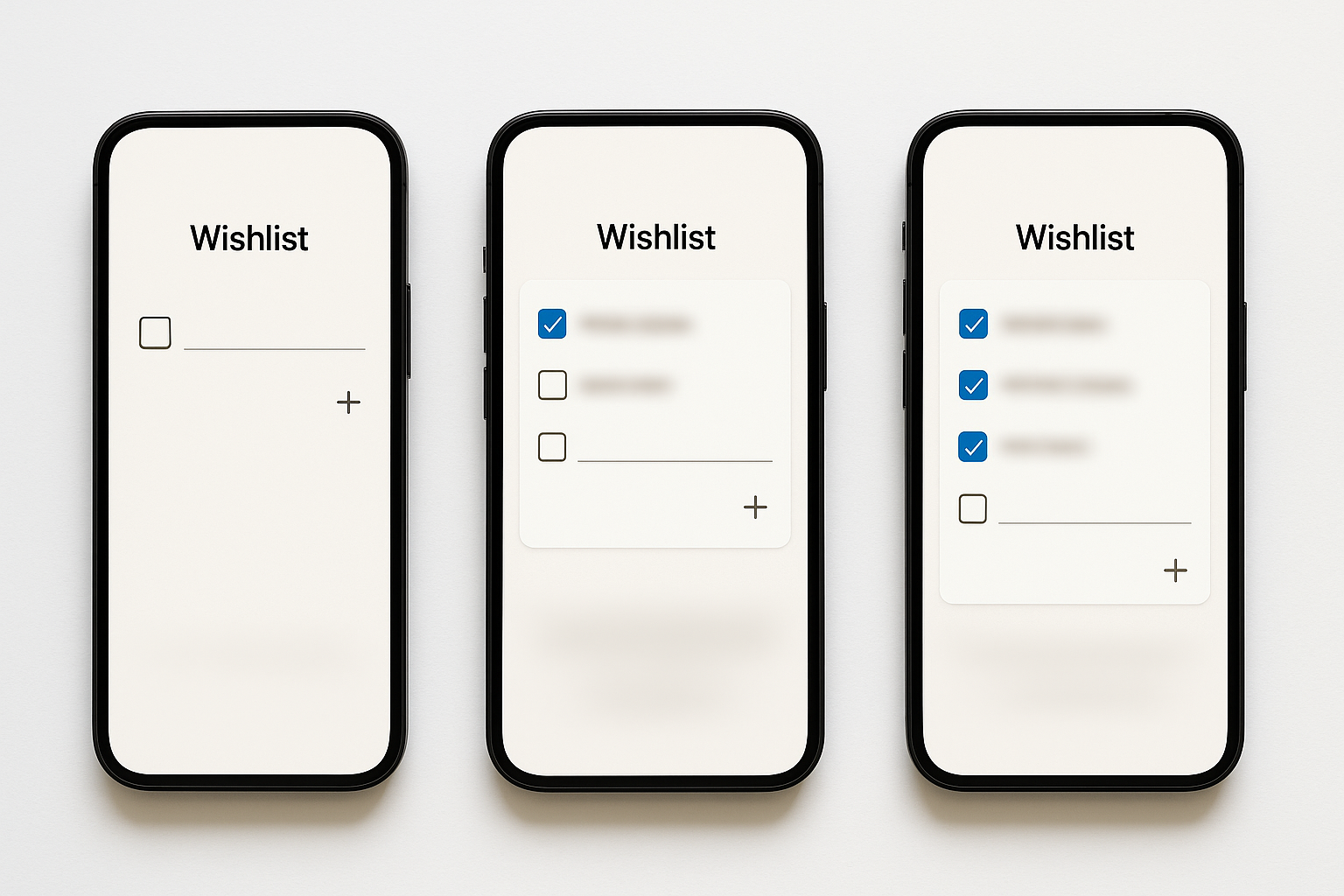 Schritte zum Erstellen einer digitalen Wunschliste